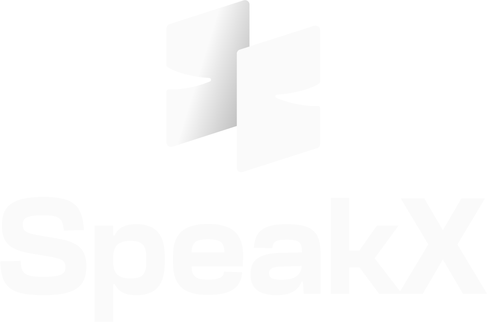 speakX logo footer